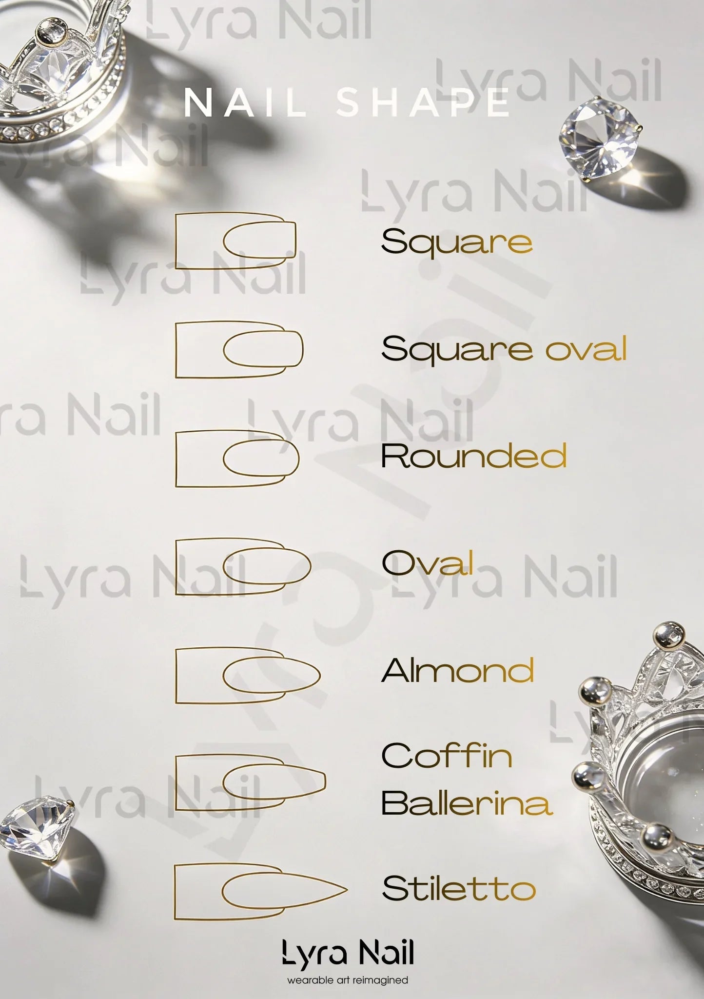 [AC-020]Mystic Purple Buccellati | Artisan Handmade Press On Nails | Vintage Jewelry Silk Texture Coffin | Salon Quality, 7-10 Day Shipping